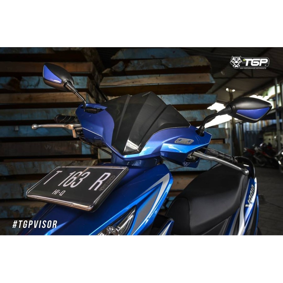 VISOR VARIO 110 FI LED 2015 2019 ESP NON ESP HITAM TGP VARIASI