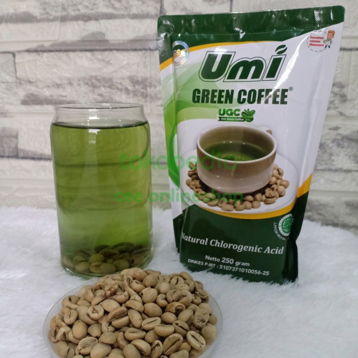 

TERLARIS! kopi Pelangsing umi green Coffee/diet/herbal/green Coffee