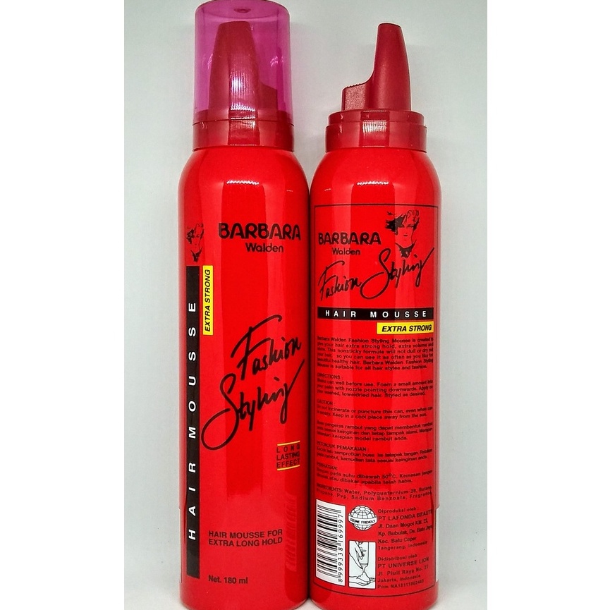 BARBARA Styling Foam(MERAH) 180ml