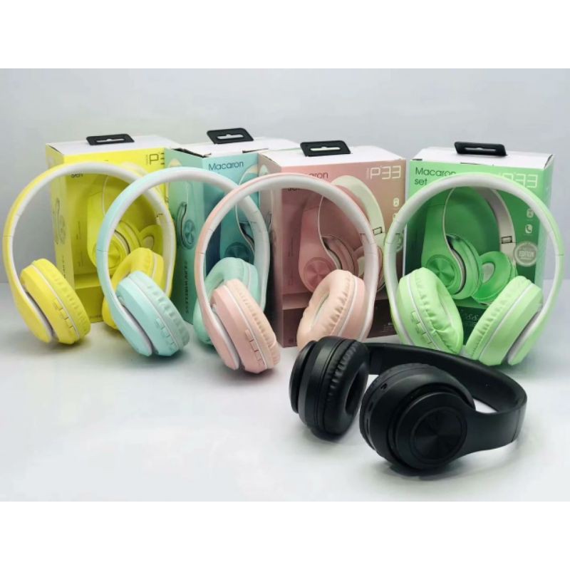 Inpods Macaron P33 Bluetooth Bando / Headset Bluetooth Bando Macaron P33 / Wireless Headphone Bando