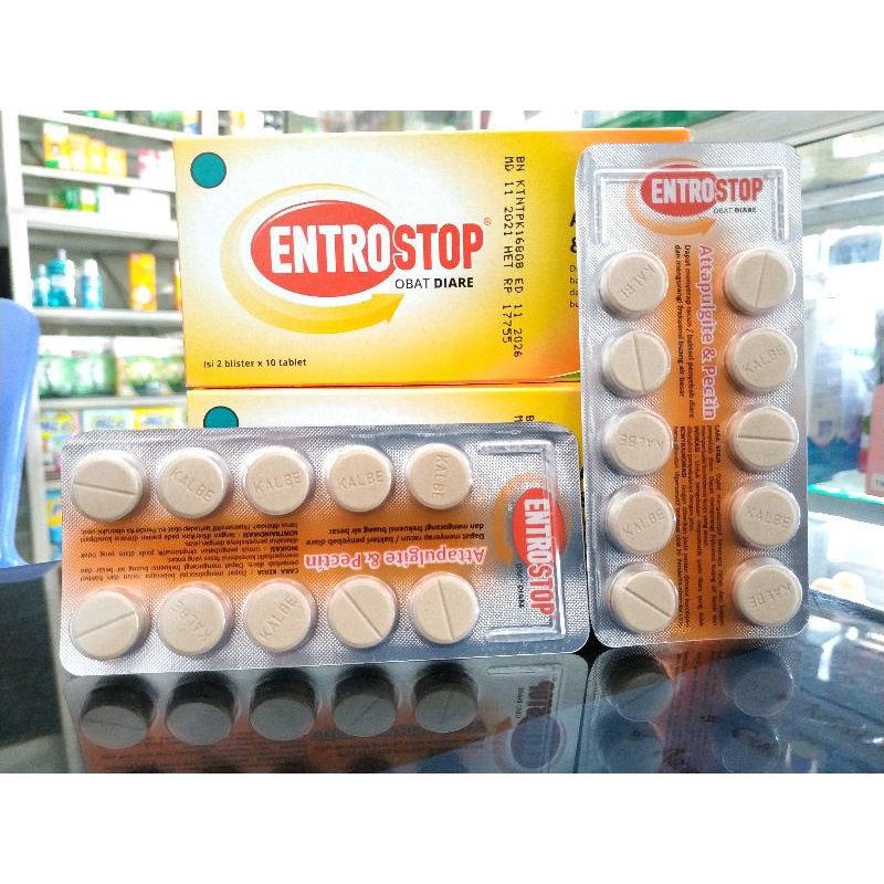 ENTROSTOP OBAT DIARE @1STRIP @10 TABLET