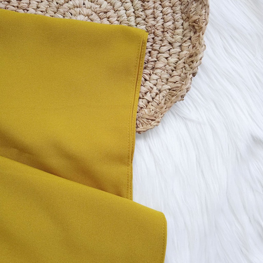 [PROMO] hijab pashmina sala osi BIG / pashmina instan / jilbab pasmina murah-L LEMON