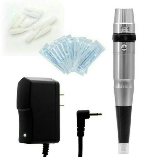 mesin tatto alat tato sulam alis bibir original tinggal pakek full set