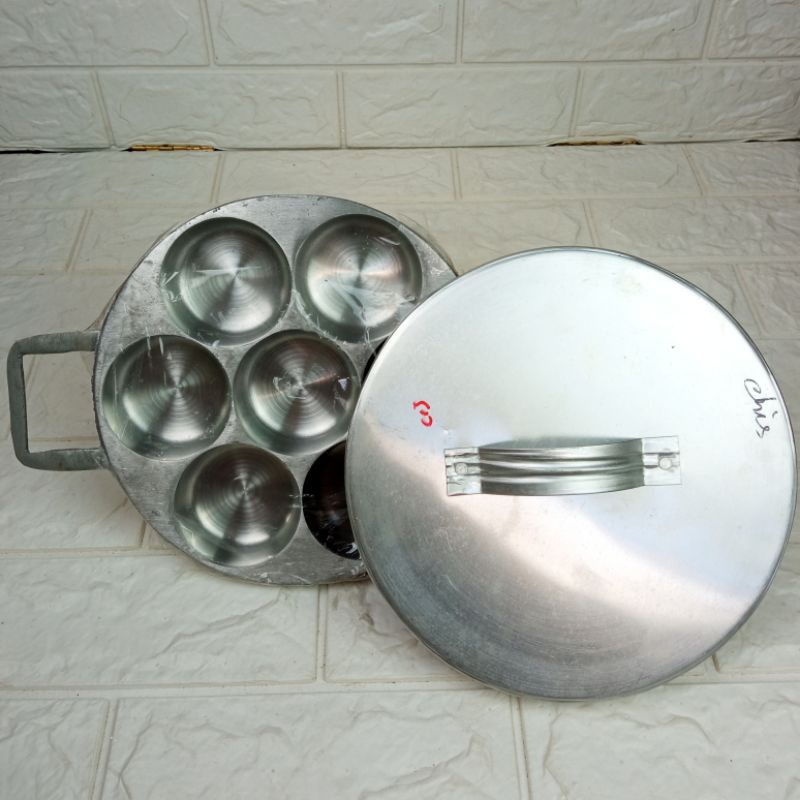 wajan lumpur kompor besar isi 7 + tutup D 21 (172)