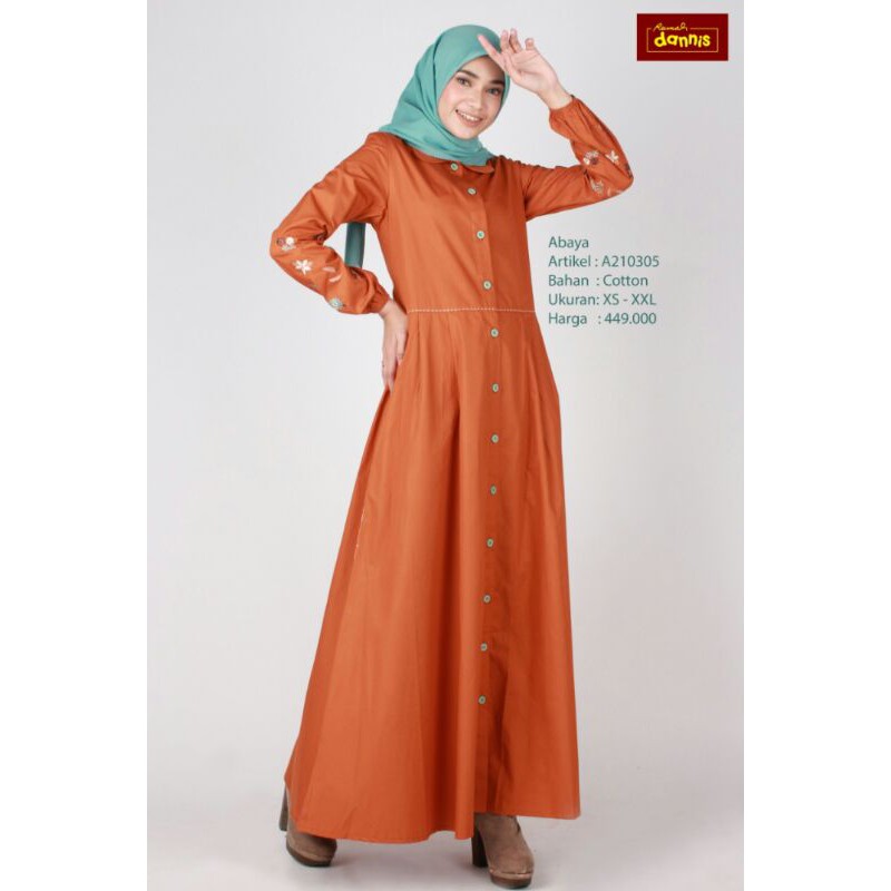 GAMIS DANNIS TERBARU LEBARAN 2021 ABAYA DANNIS A210305
