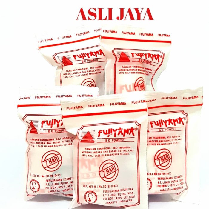 FUJIYAMA POWDER (PENGHILANG BAU BADAN) ORIGINAL