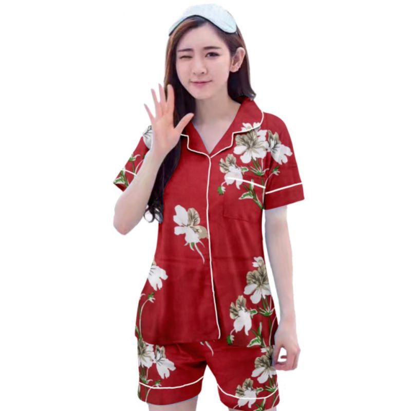 piyama wanita celana pendek/baju tidur celana pendek/piyama hotpant