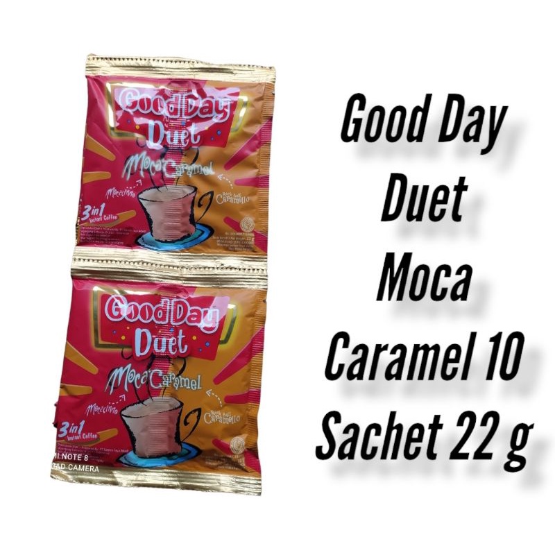

GOOD DAY Duet Moca Caramel 10 Pcs x 22 gram