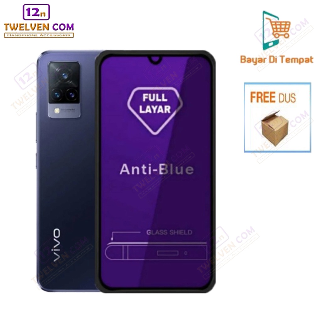 ANTI BLUE TEMPERED GLASS BLUE LIGHT ANTI GORES Vivo V21 4G &amp; V21 5G