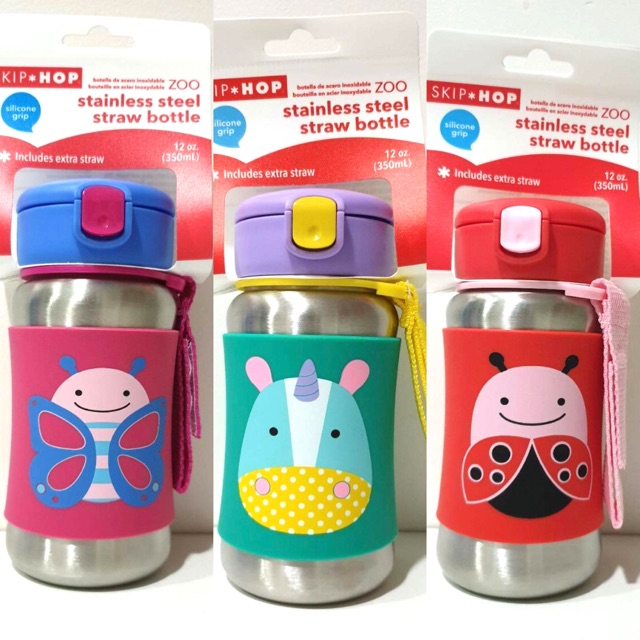 skip hop water bottle stainless steel