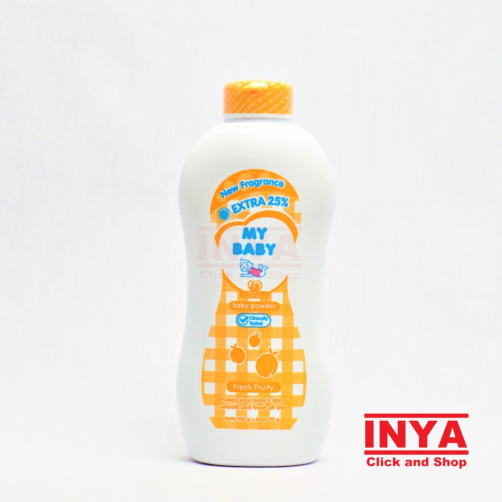 MY BABY FRESH FRUITY BABY POWDER 100gr - Bedak Bayi