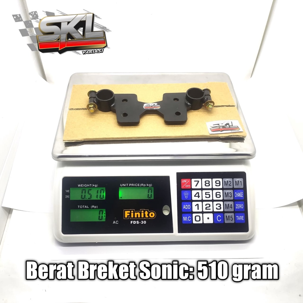 Breket Dudukan Riser Stang Satria Fu Dan Sonic 150R Bisa buat Universal Stang