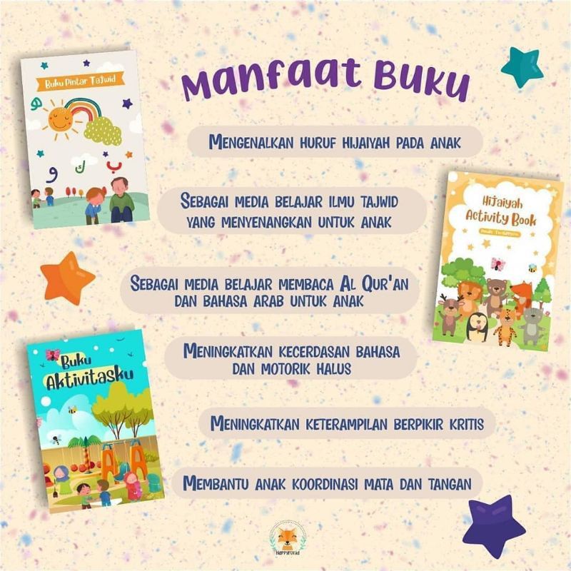 

hijaiyah activity book, buku aktivitas anak