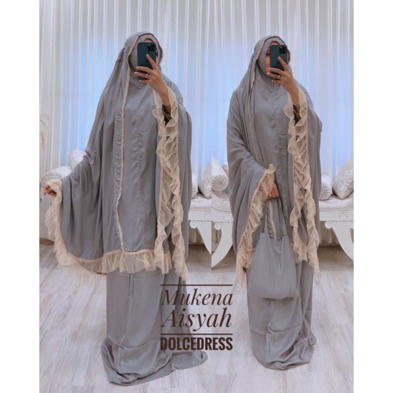 MUKENA DOLCE DRESS AISYAH BIG SIZE BY DOLCE DRESS ORI