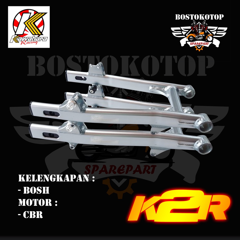 Jual Kawahara Swing Arem Arm K R Pnp Cb Lengkap Bosh Model Kaze Begel Panjang Biru Emas Hijau