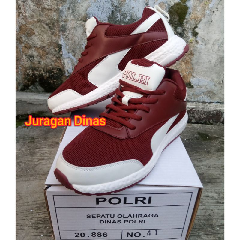 Sepatu olahraga jatah polri polisi running