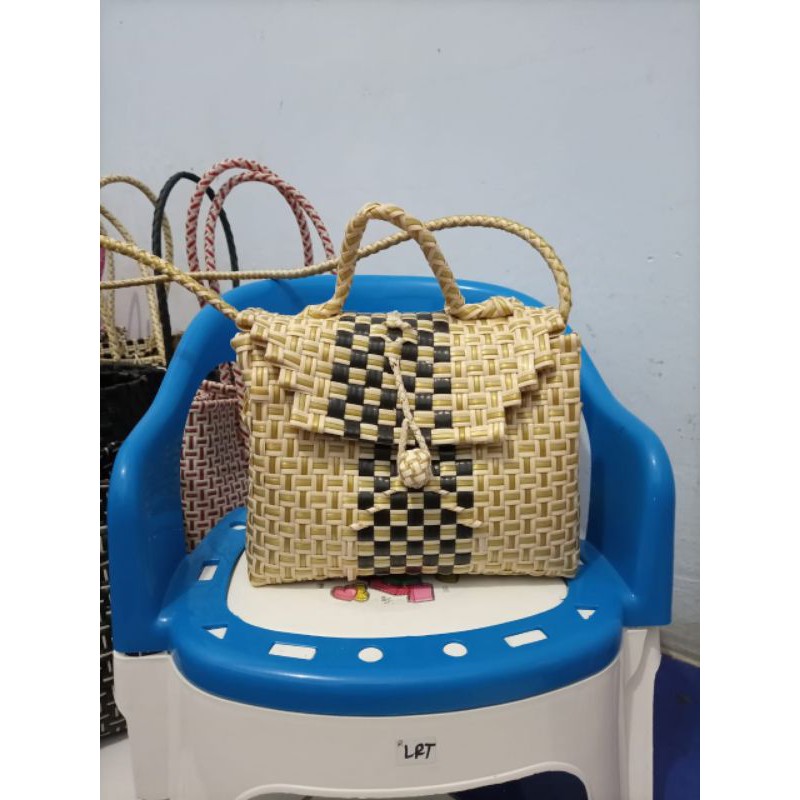 Slingbag Anyam / Tas jali anyam / tas anyaman