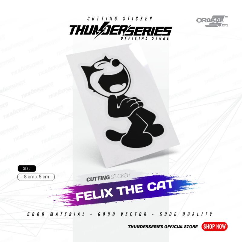 TS Cutting Sticker Felix The Cat | Stiker Felix The Cat