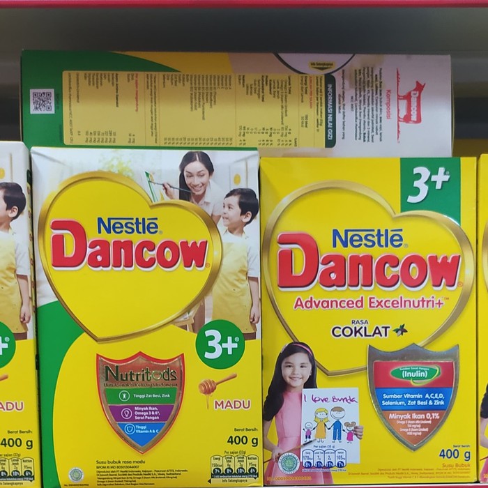 

Susu Formula Dancow 3 plus + Rasa Madu atau Coklat 400gr