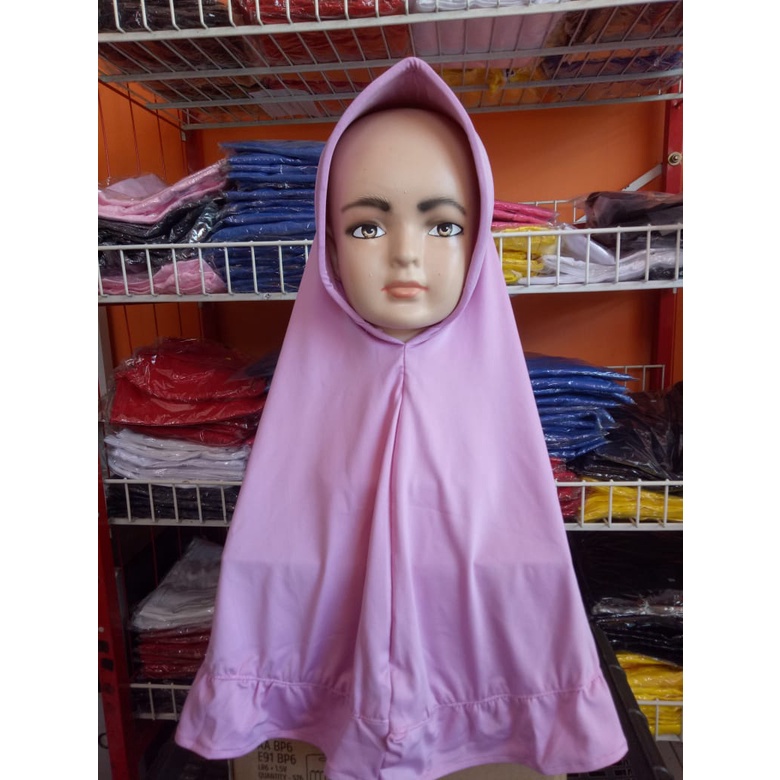Kerudung Anak Perempuan Jilbab Anak Bayi TK Hijab Anak sD 2 Tahun Sekolah SD Lucu