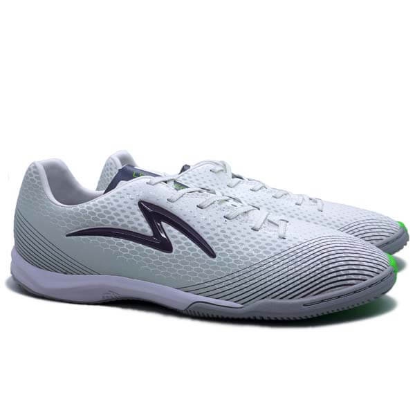 Sepatu Futsal Specs Ls Omega Runtuboy IN - Mineral Grey/Cloud Dancer/Lava Smoke