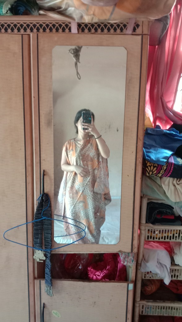 Batik Kaftan Dress Batik Ori Murah Vn 1040/kaftan Sevn1040