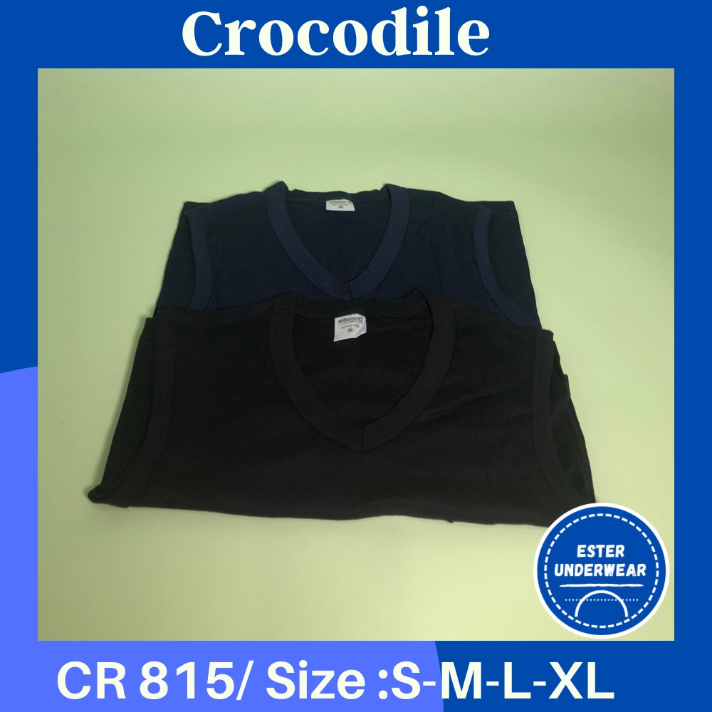 Kaos Tanktop CROCODILE 815 WARNA ISI-2 PCS