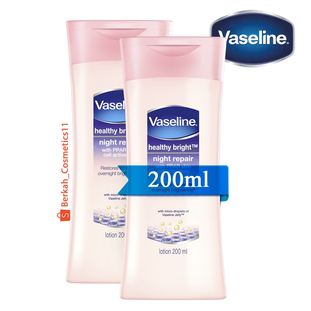 Vaseline Lotion Healthy White Night Repair 200ml