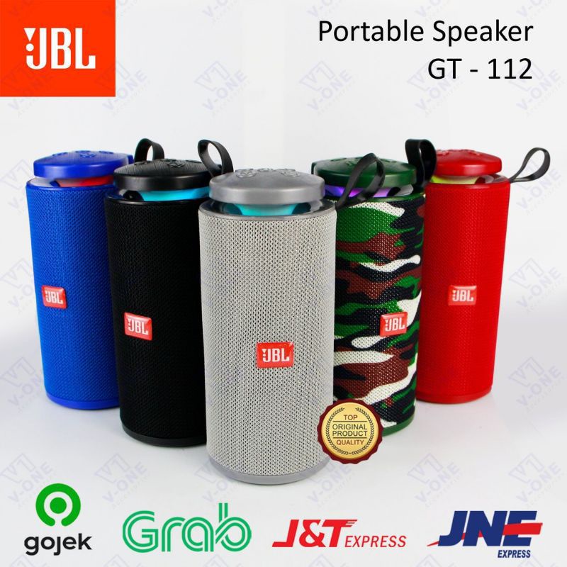 Speaker bluetooth JBL GT_112+LED EXTRA BASS ORIGINAL