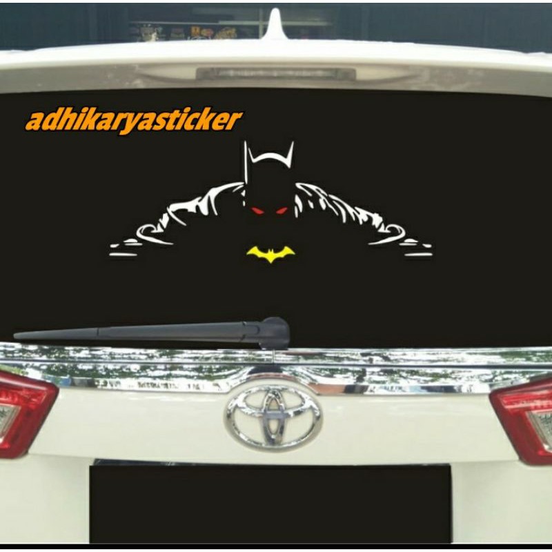 STIKER MOBIL KACA BELAKANG DEPAN belakang Batman AVANZA XENIA AGYA AYLA CALYA BRIO