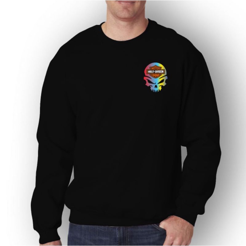 BAJU SWEATER PRIA "tengkorak"/SWEATER PRIA LENGAN PANJANG