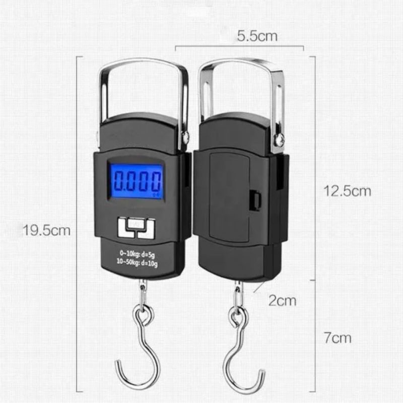 Timbangan Gantung Koper digital Mini Portable Scale WH-A08 Weiheng 50KG