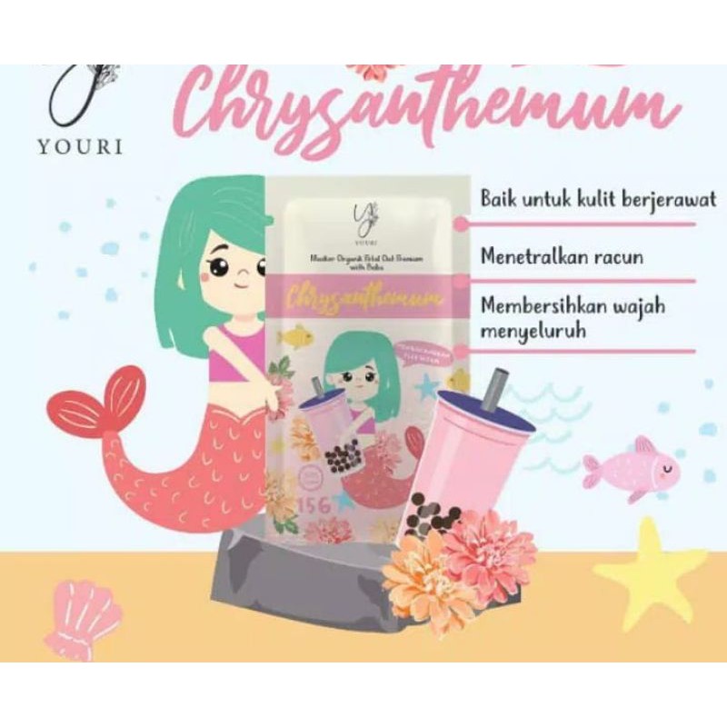 masker oat with boba by youri (organik mask )