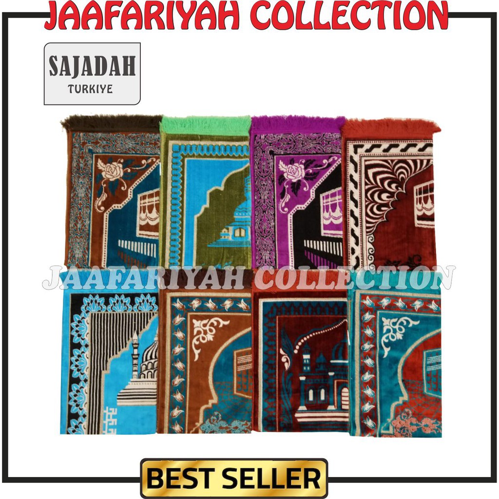 sajadah bludru jumbo/sajadah turkiye murah/sajadah bludru halus
