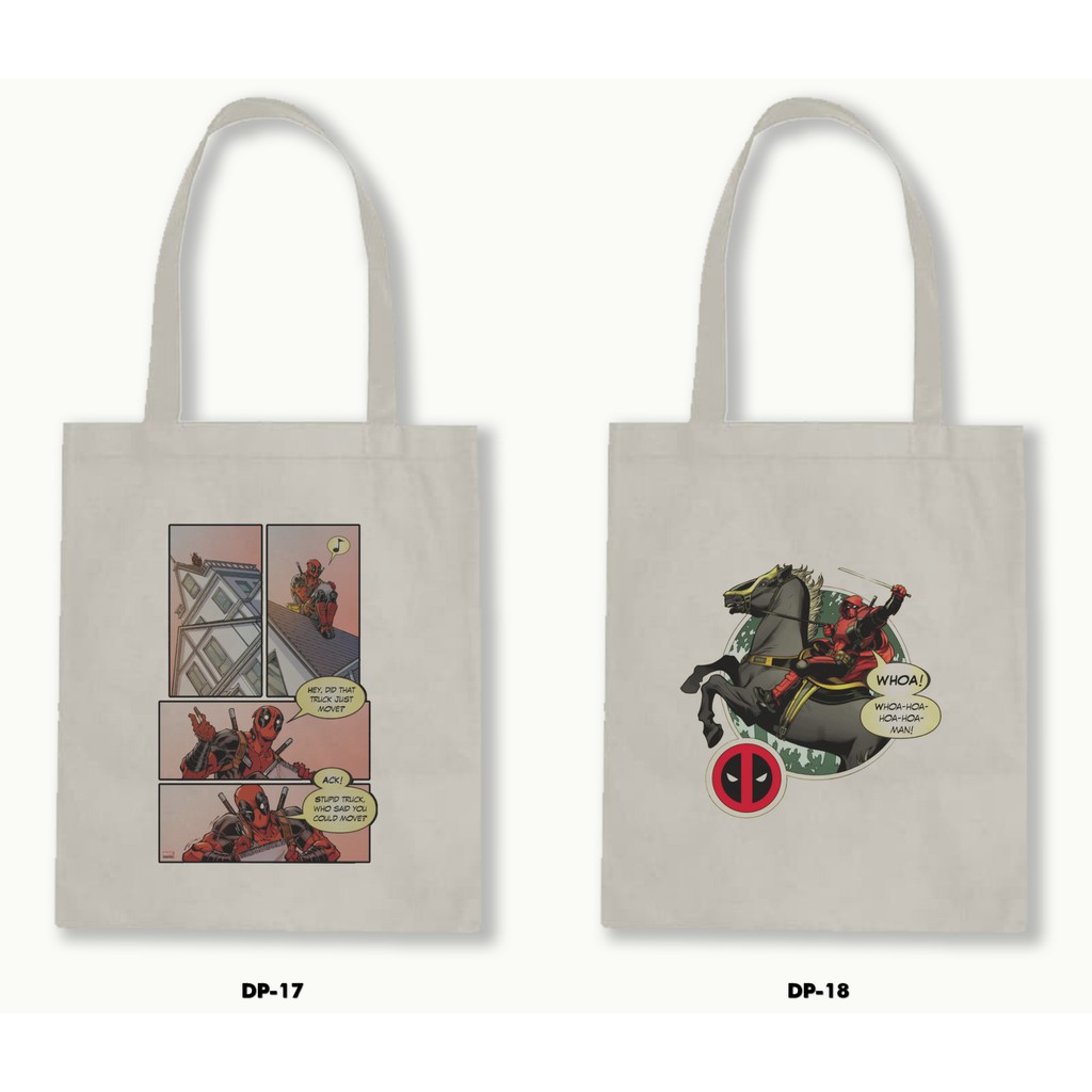 TOTE BAG BLACU - DEADPOOL .01