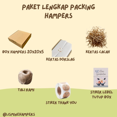 

Paket lengkap Hampers / box hampers /box kado ulang tahun/kado wisuda/kado anniversary
