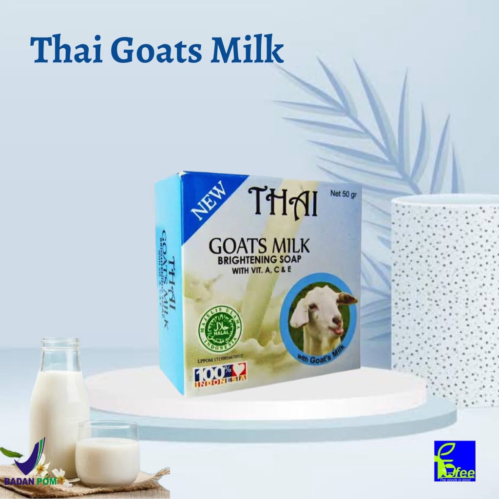 [IMPORT] - Thai Goats Milk - THAI Goats Milk Soap 50gr - Sabun Susu Kambing