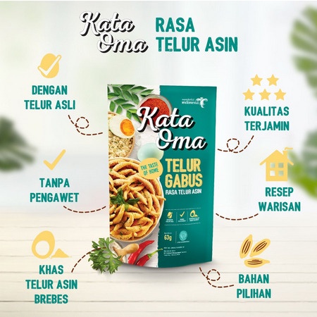 KATA OMA Telur Asin 63g