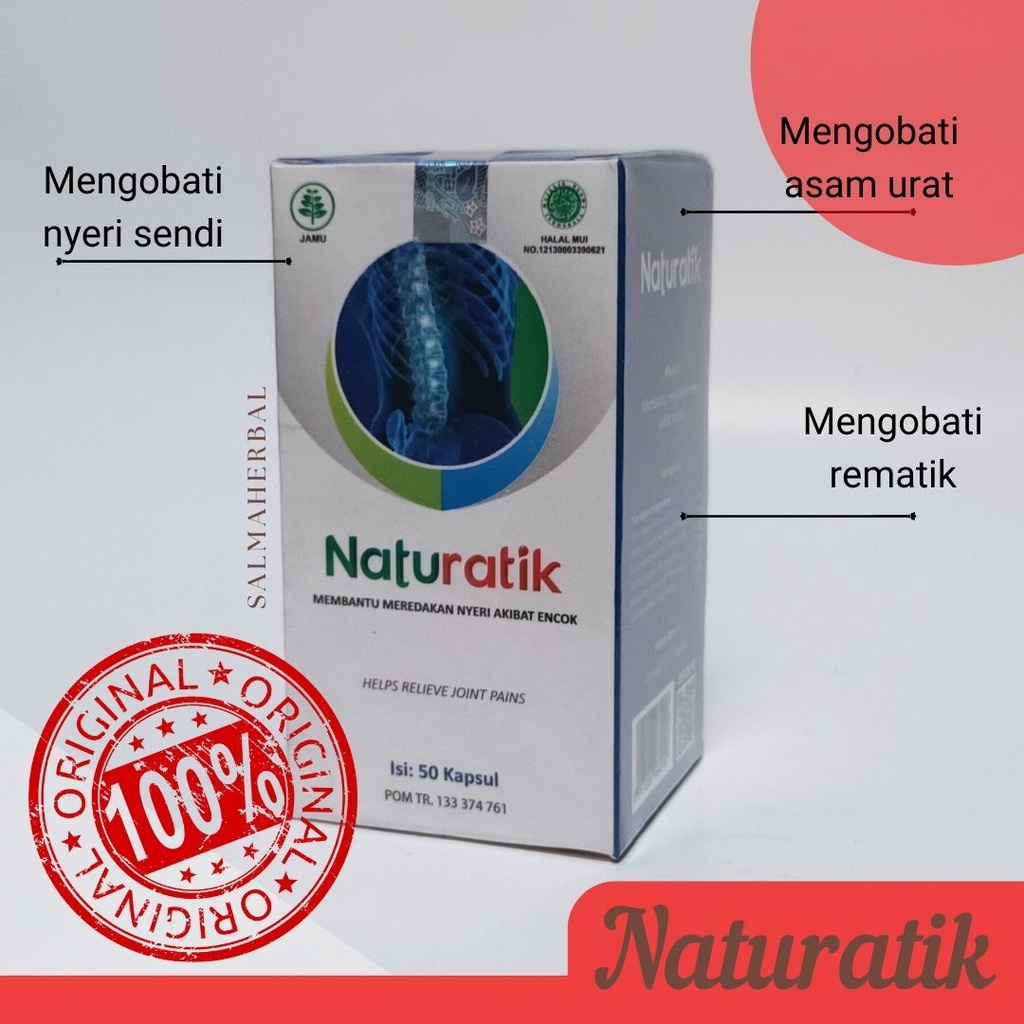 Jual Herbal Asam Urat Naturatik Nyeri Sendi Encok Rematik Shopee Indonesia