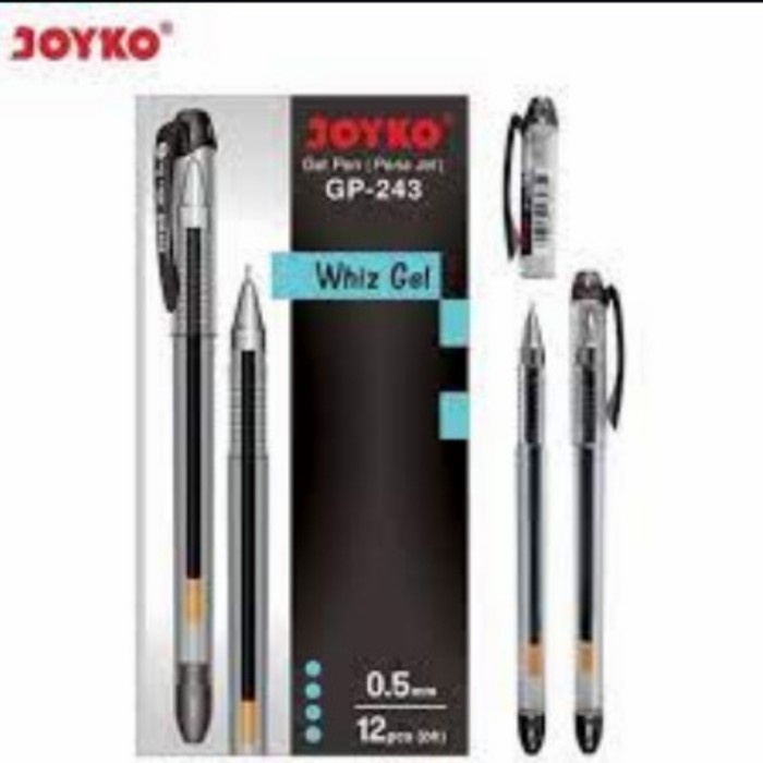 

Star Ballpoint Gel Pen Joyko Gp-243 Whiz Gel Selusin (12Pcs) Pena Jel Joyko Terbatas