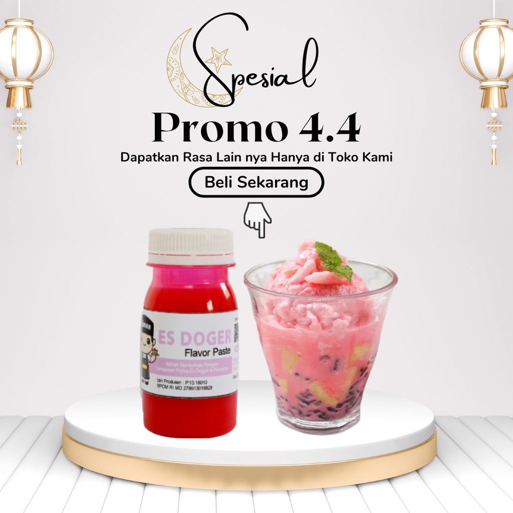 

⚡Cuci gudang⭐ PERISA PASTA MOHLER ES DOGER 60gr / PERISA PASTA MINUMAN MOHLER COCOK UNTUK BERBUKA PUASA DAN JAJANAN TAKJIL / MOHLER Pasta perisa pewarna ES DOGER DIJAMIN SUDAH HALAL DAN BPOM