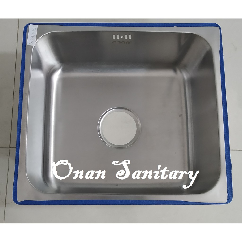Bak Cuci Piring Onan 43x39 Stainless