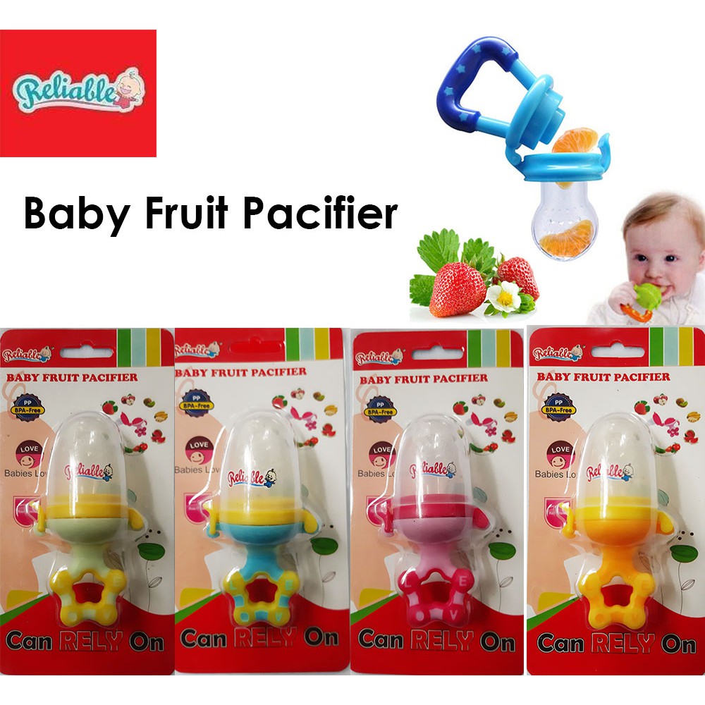 Baby FRUIT FEEDER - Reliable Empeng Saringan Buah Bayi gigitan empeng Lily baby weaning mpasi MP ASI