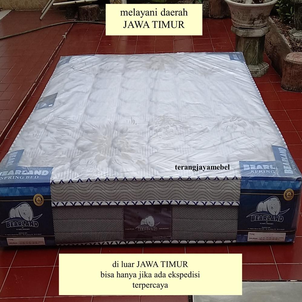KASUR SPRINGBED OLYMPIC PLUSH TOP TIPE BEARLAND 90-180 GARANSI 15 TAHUN  - JAWA TIMUR TERMURAH ,. .,