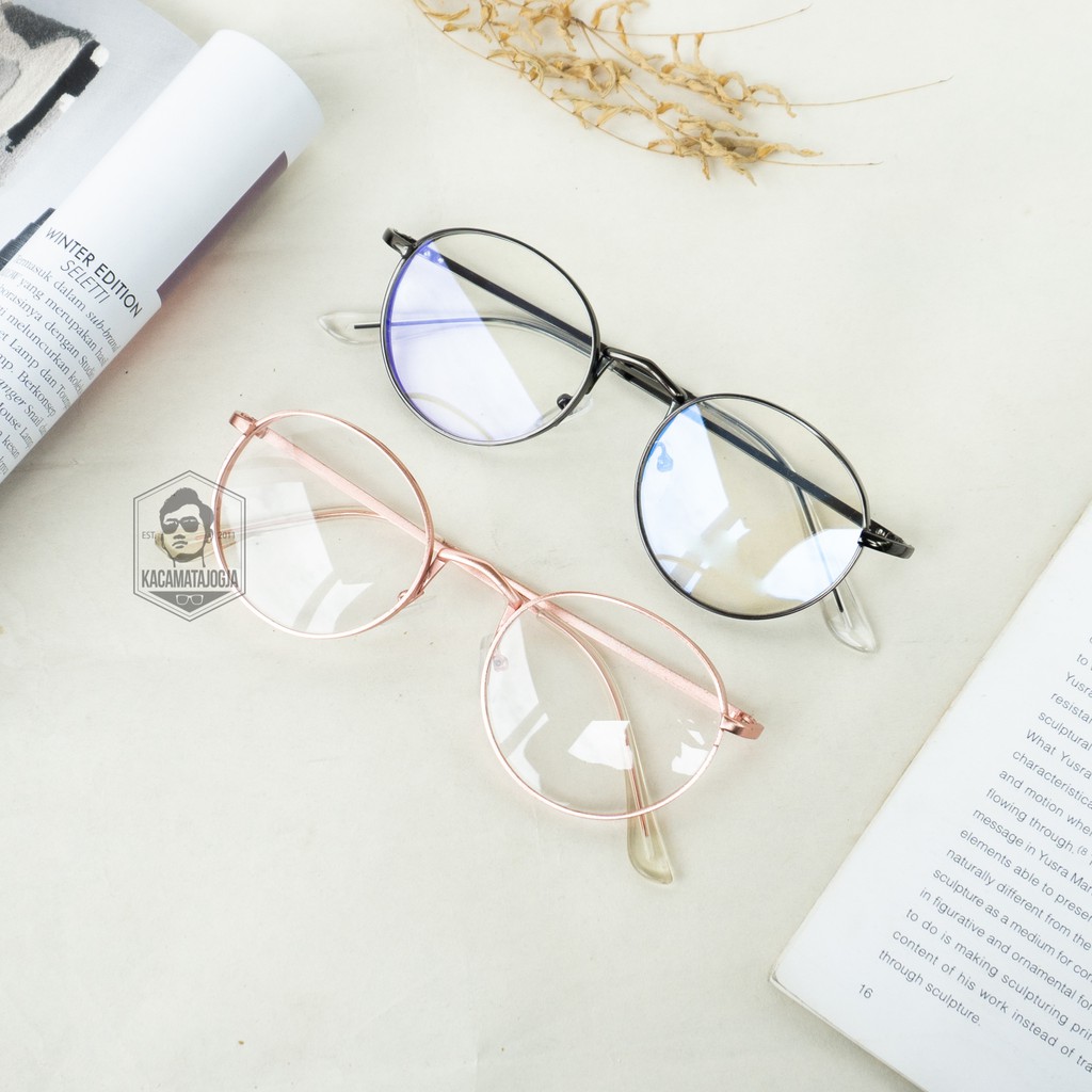 Kacamata Frame Bulat Kekinian - AMBA 03