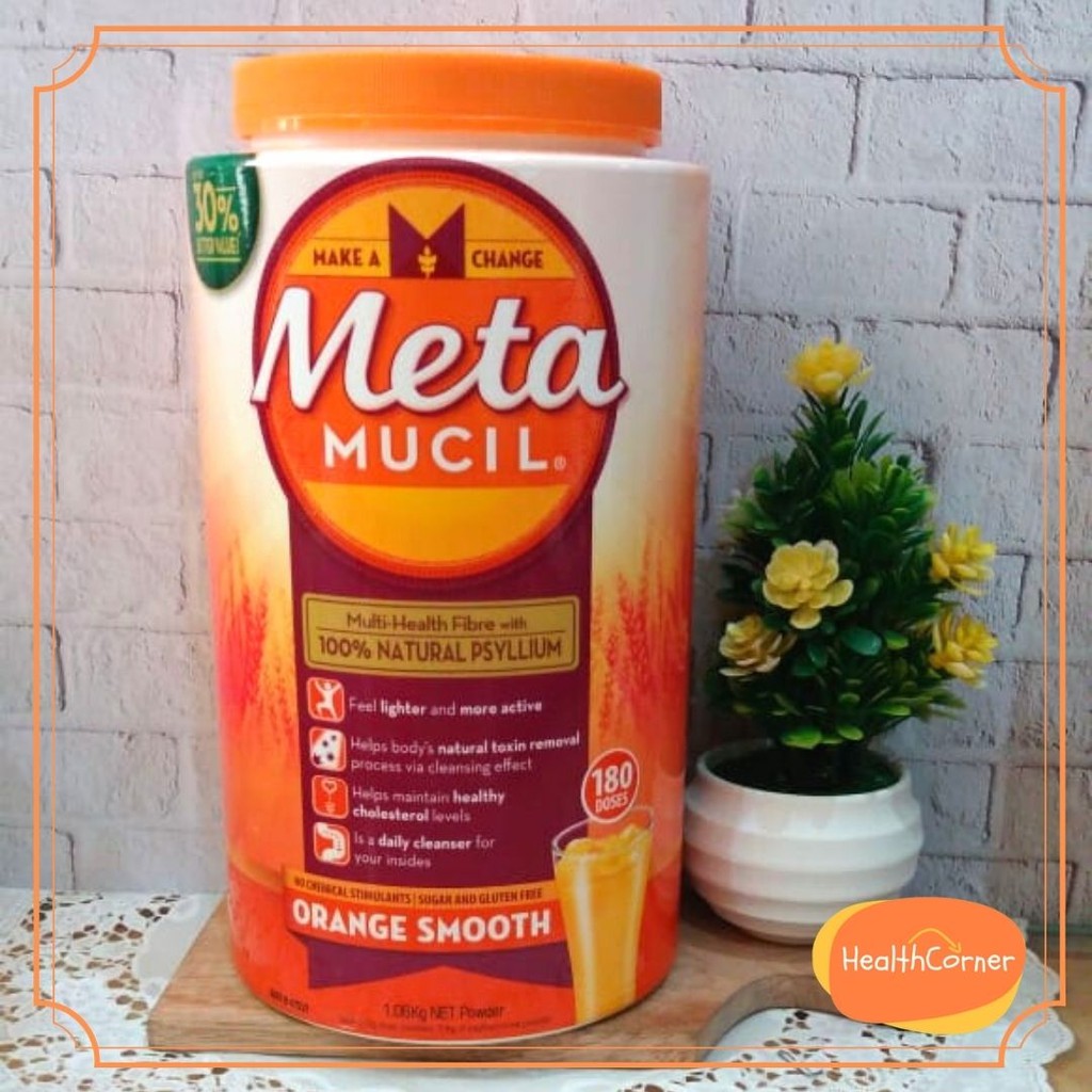 Metamucil Fibre Suplement 180 dose Smooth Orange
