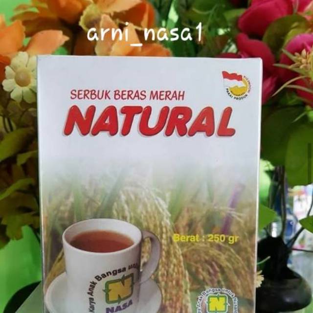 

sbmn serbuk beras merah nasa 250 gr
