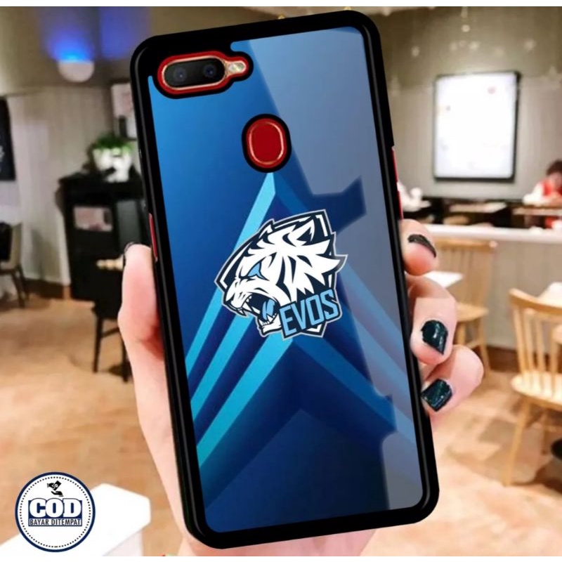 Ax Case custom Oppo A5s A7 A12 A11K F9 Fashion Gamers Series EVOS Edition Premium Quality Casing Glo