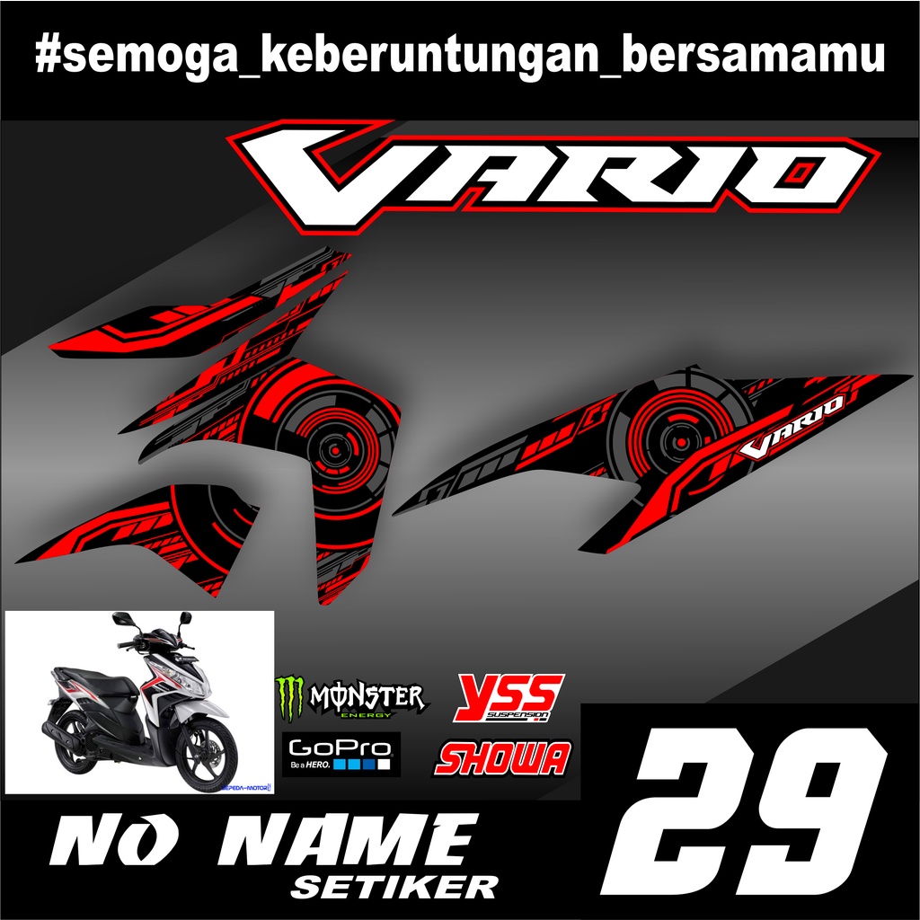 stiker striping Vario 110 Techno Tekno (29) Lis Variasi