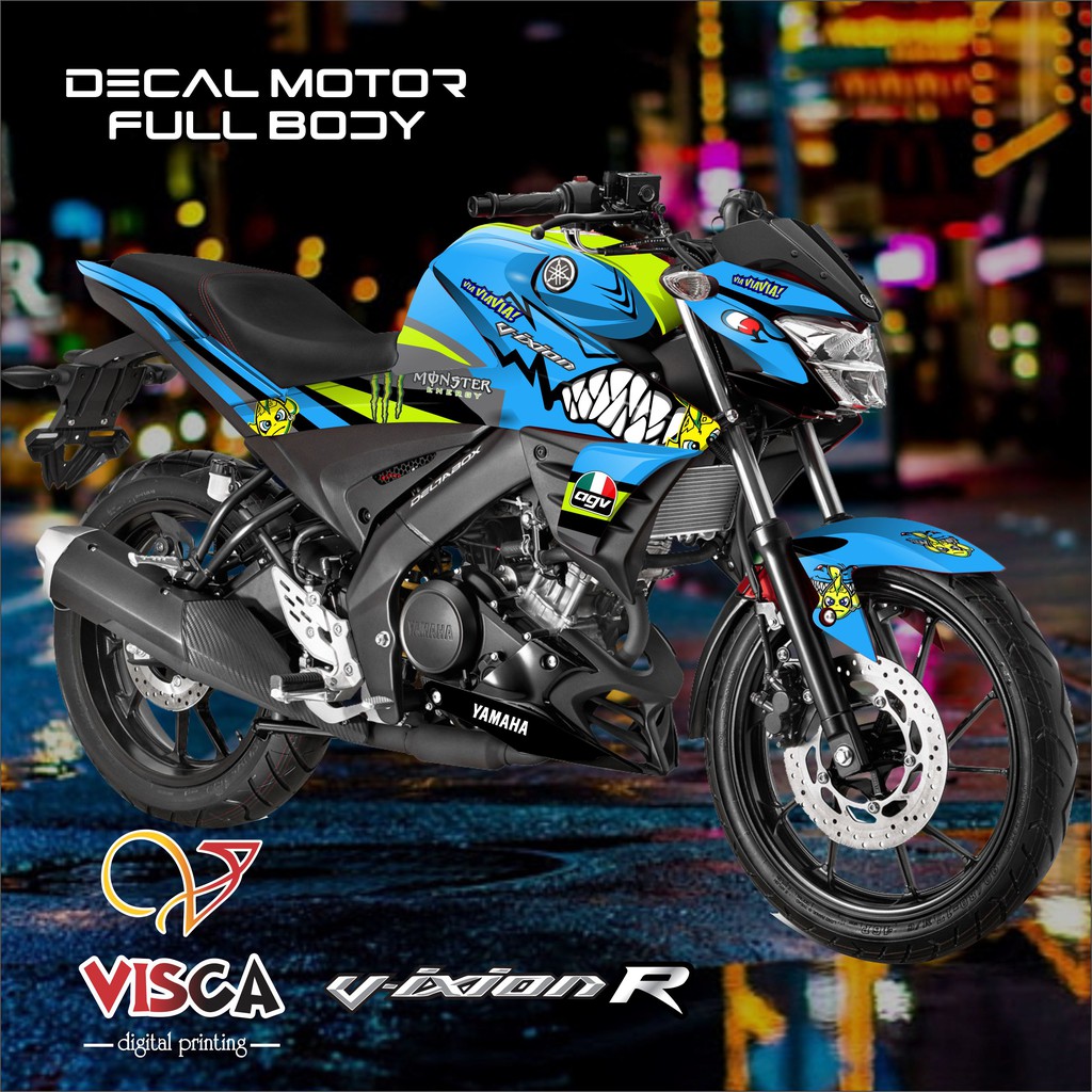 Decal Vixion R Decal Vixion New Stiker Vixion R Stiker Vixion R New Shark